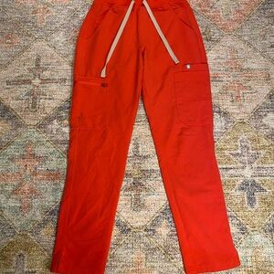 Figs Women’s Technical Collection Bright Red Scrub bottoms